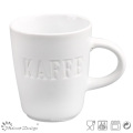 10oz Embossed Coffee Mug for Hotel and Restaurant